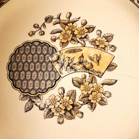 *Sold*Antique Satsuma Plate late 1890s - Picture 2 of 3